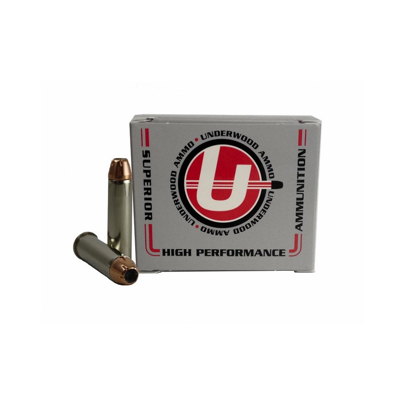 Underwood Extreme Terminal Performance 357 Magnum Ammo 158 Grain Jacketed Hollow Point Ammo - 124 Box Of 20 124 Box Of 20 Ammo
