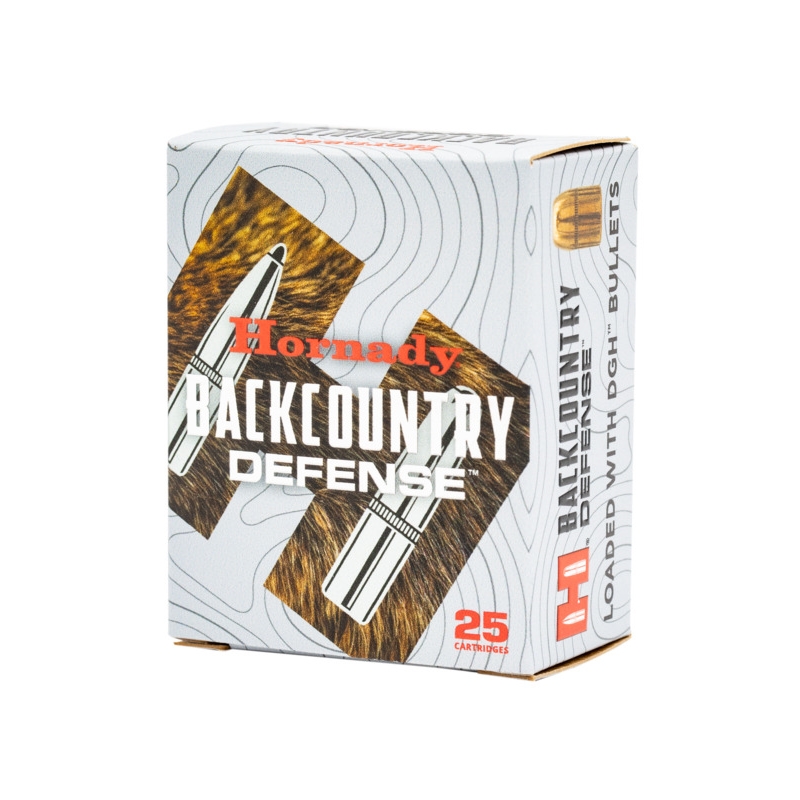 Hornady Backcountry Defense 44 Rem Mag Ammo 240 Grain Jacketed Hollow Point Ammo - 90868 Box Of 20 90868 Box Of 20 Ammo