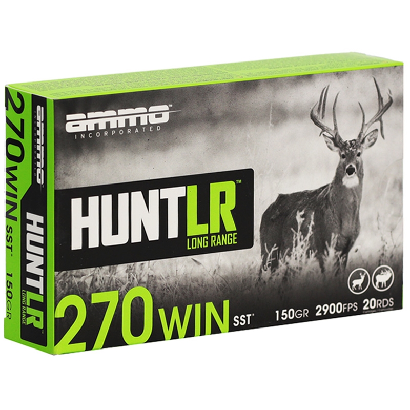 Ammo Inc. Hunt LR .270 Winchester Ammo 150 Grain Super Shock Tip Ammo - 270W150SST-A20 Box Of 20 270W150SST-A20 Box Of 20 Ammo