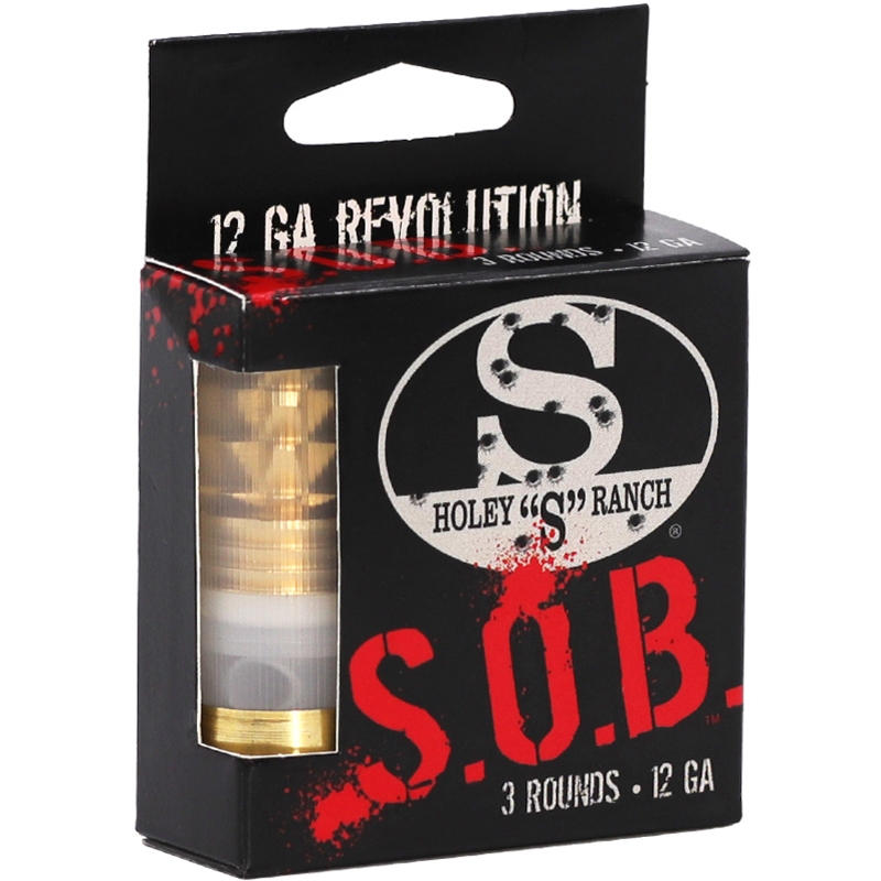 SOB12GA Box Of 3 Ammo