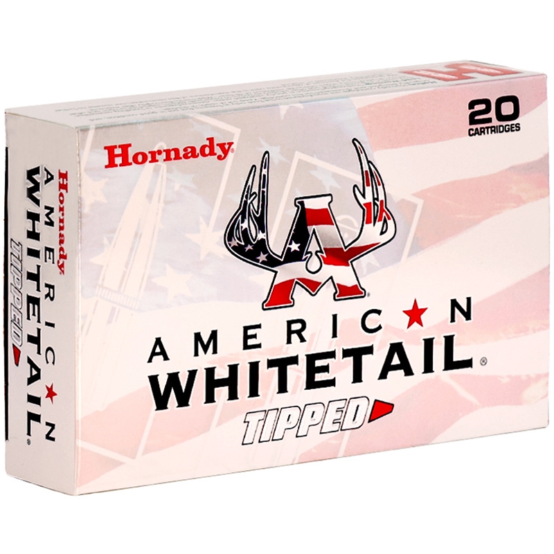 Hornady American Whitetail Tipped 270 Winchester Ammo 130 Grain Polymer Tip Ammo - 80542 Box Of 20 80542 Box Of 20 Ammo