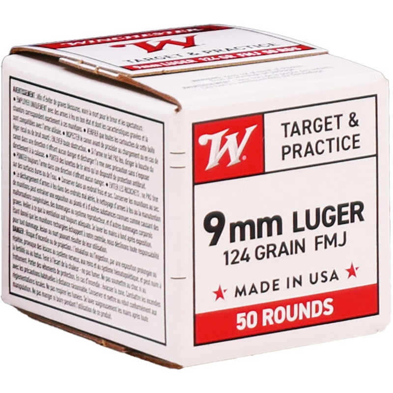 W9MM12450 Box Of 50 Ammo