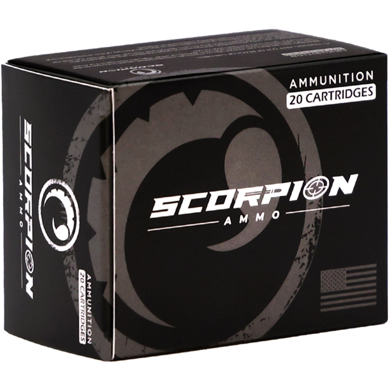 Scorpion 9mm Ammo 147 Grain Jacketed Hollow Point Ammo - 9147JHP-S20 Box Of 20 9147JHP-S20 Box Of 20 Ammo