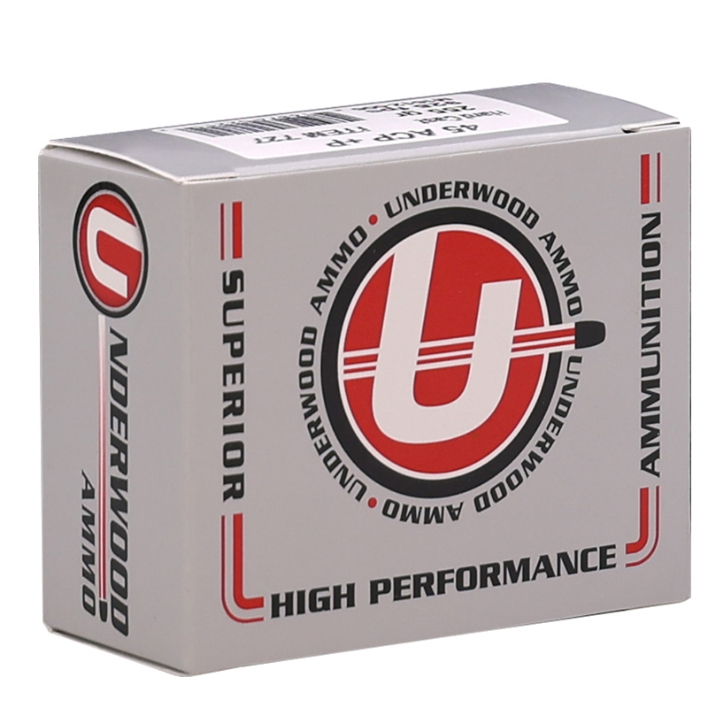 Underwood 45 ACP P Ammo 255 Grain Hard Cast Ammo - 727 Box Of 20 727 Box Of 20 Ammo