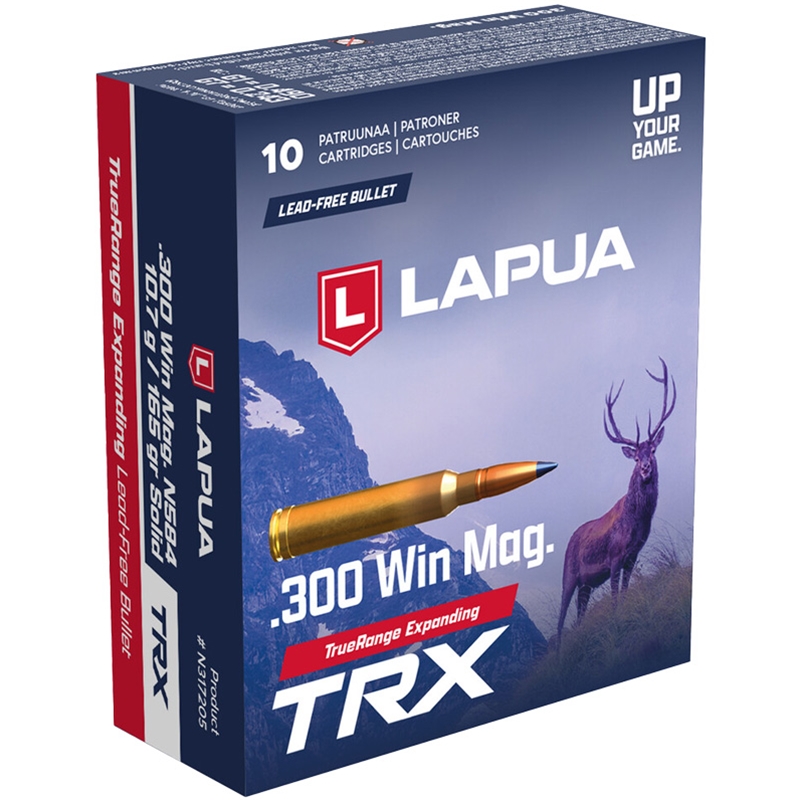Lapua TRX 300 Winchester Magnum Ammo 165 Grain Expanding (Lead-Free) Ammo - N317205 Box Of 10 N317205 Box Of 10 Ammo