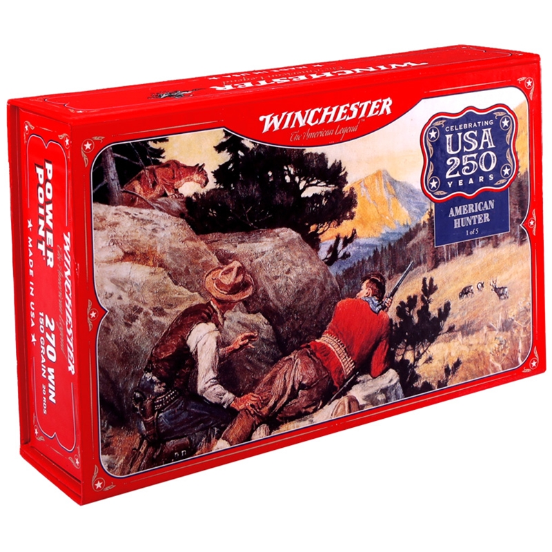 Winchester Power-Point 270 Winchester Ammo 150 Grain Polymer Tip 250th Anniversary Edition Ammo - X270250 Box Of 20 X270250 Box Of 20 Ammo