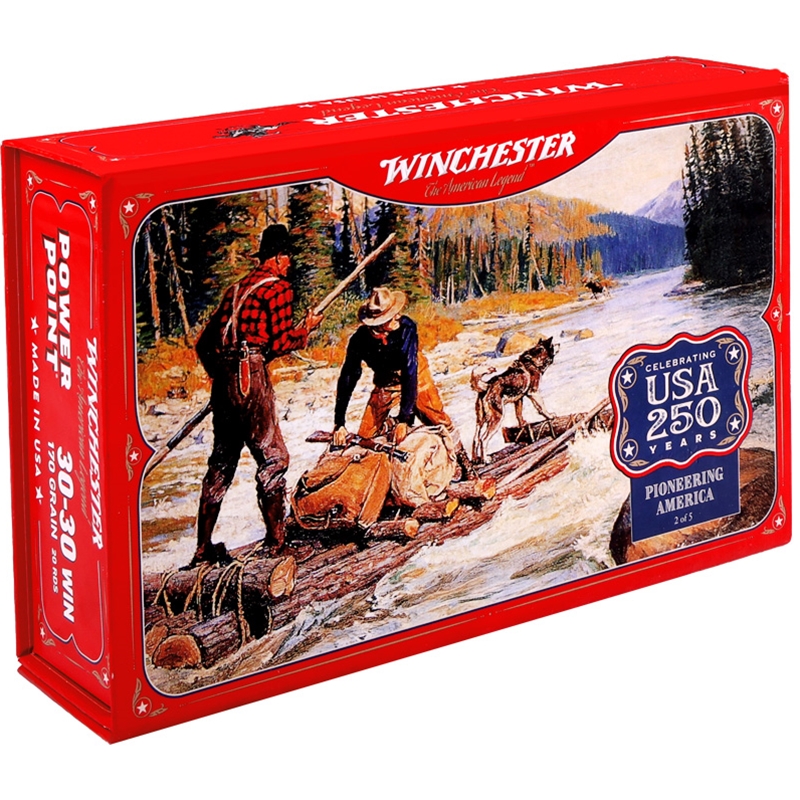 Winchester Power-Point 30-30 Winchester Ammo 170 Grain Polymer Tip 250th Anniversary Edition Ammo - X3030250 Box Of 20 X3030250 Box Of 20 Ammo