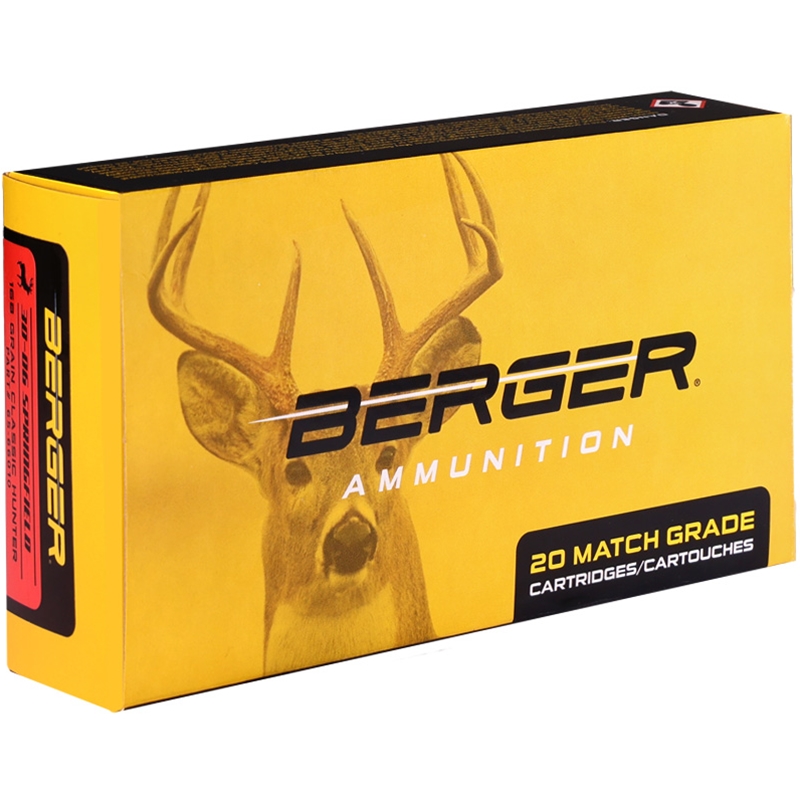 Berger Classic Hunter 30-06 Springfield Ammo 168 Grain Boat Tail Ammo - 65-66010 Box Of 20 65-66010 Box Of 20 Ammo