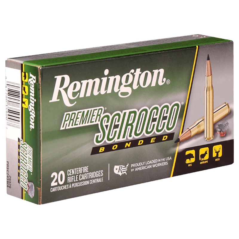 Remington Premier 243 Winchester Ammo 90 Grain Swift Scirocco Bonded Polymer Tip Ammo - 29320 Box Of 20 29320 Box Of 20 Ammo
