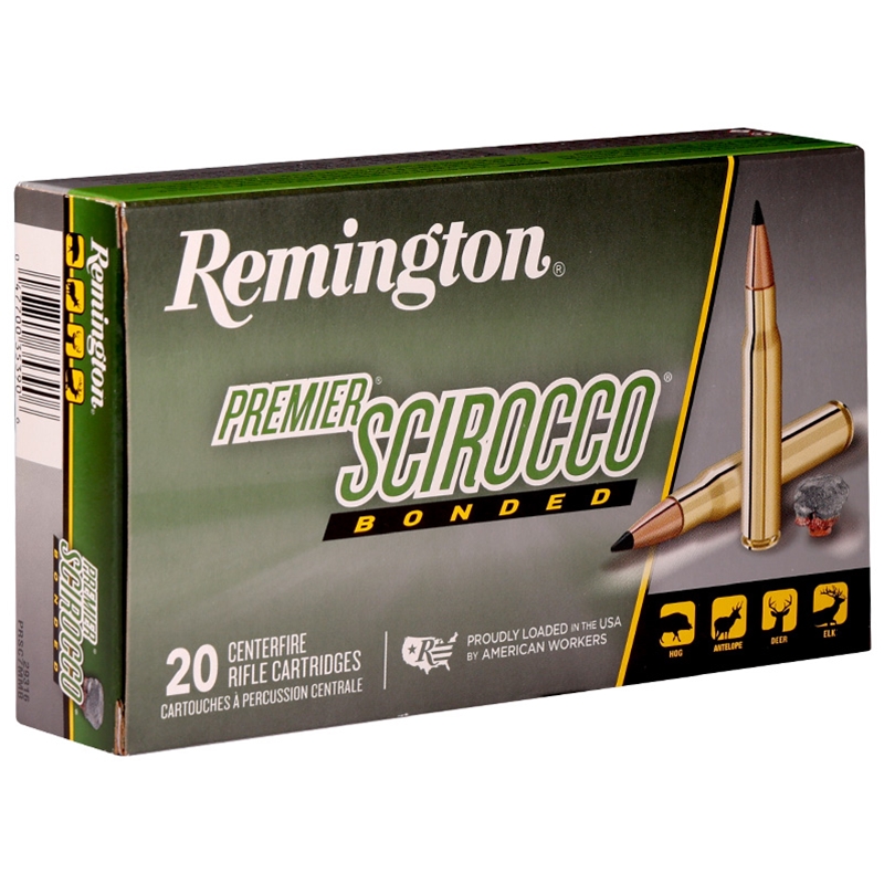Remington Premier 7mm Remington Magnum Ammo 150 Grain Scirocco Bonded Polymer Tip Ammo - 29316 Box Of 20 29316 Box Of 20 Ammo