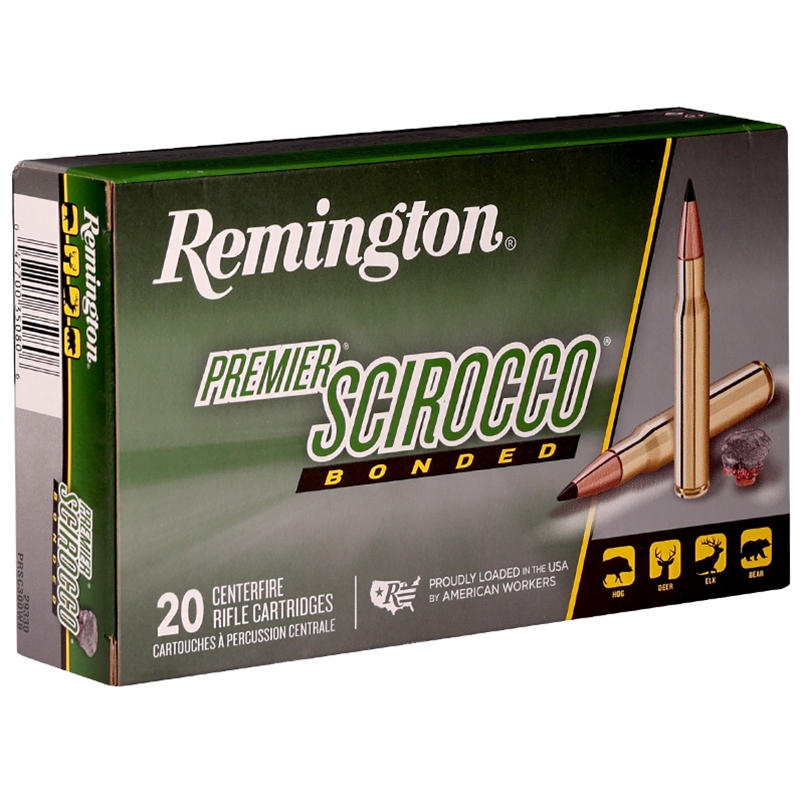 Remington Premier 300 Winchester Magnum Ammo 180 Grain Scirocco Bonded Polymer Tip Ammo - 29330 Box Of 20 29330 Box Of 20 Ammo