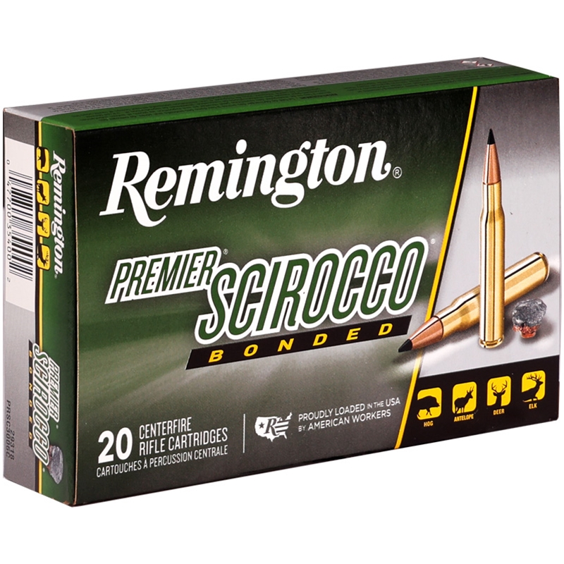 Remington Premier Scirocco 30-06 Springfield Ammo 150 Grain Bonded Polymer Tip Ammo - 29318 Box Of 20 29318 Box Of 20 Ammo