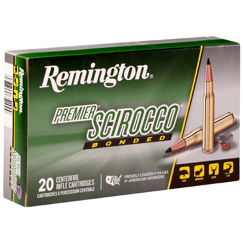 Remington Premier Scirocco Bonded 300 RUM Ammo 150 Grain Polymer Tip Ammo - 27950 Box Of 20 27950 Box Of 20 Ammo