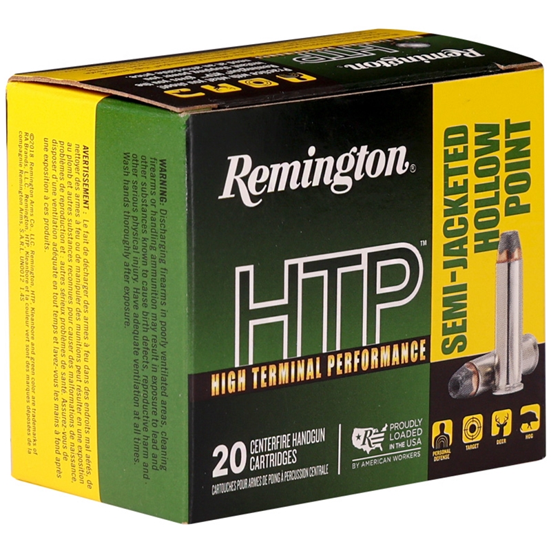 Remington HTP 38 Special Ammo 110 Grain Semi Jacketed Hollow Point Ammo - 22293 Box Of 25 22293 Box Of 25 Ammo