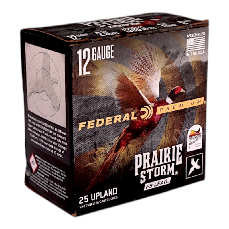 Federal Premium Prairie Storm 12 Gauge Ammo 2 3/4 1 1/4 Oz #6 Lead Shot Ammo - PFX126FS 6 Box Of 25 PFX126FS 6 Box Of 25 Ammo