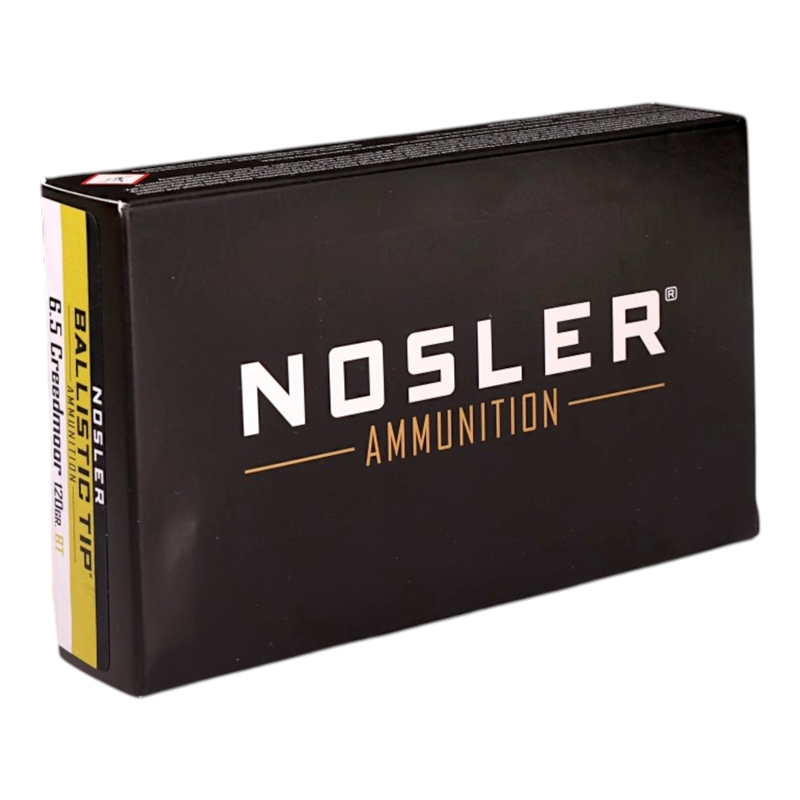 Nosler Ballistic Tip 6.5 Creedmoor Ammo 120 Grain Ballistic Tip Ammo - NOS42050 Box Of 20 NOS42050 Box Of 20 Ammo
