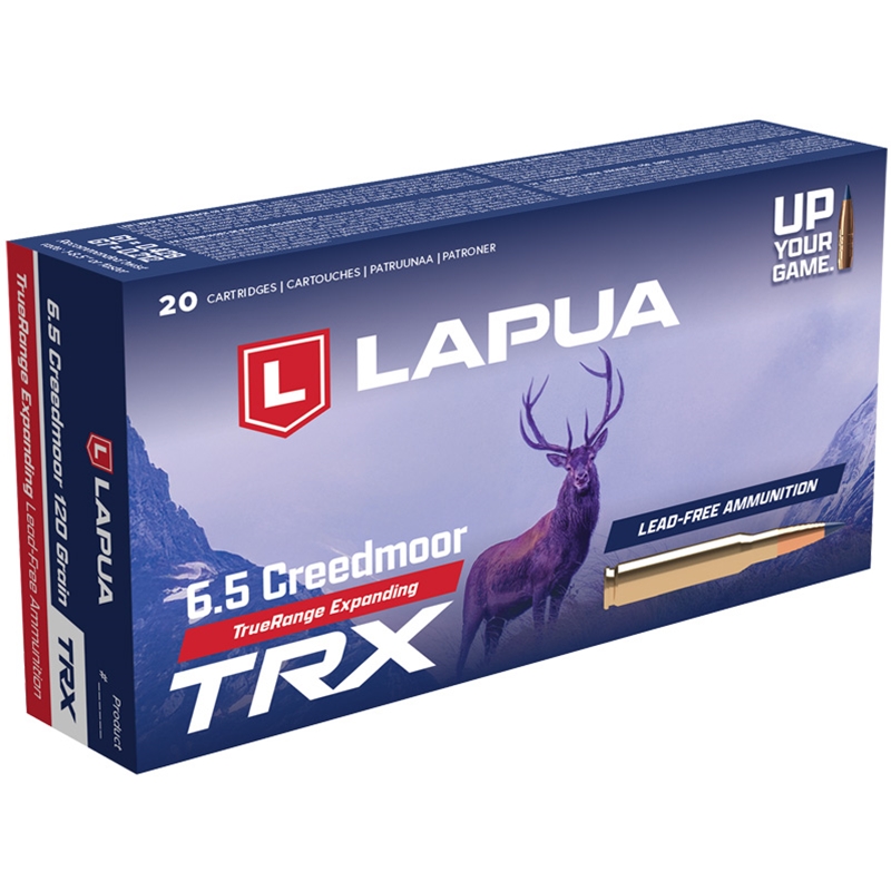 Lapua TRX 6.5 Creedmoor Ammo 120 Grain Polymer Tip (Lead-Free) Ammo - N316402 Box Of 20 N316402 Box Of 20 Ammo