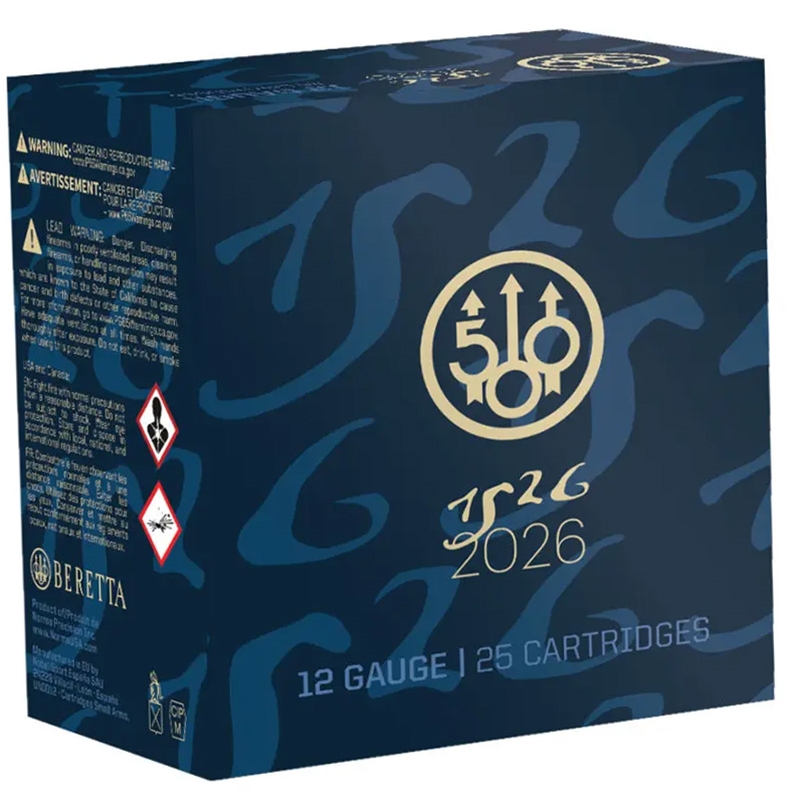 Norma Beretta 12 Gauge Ammo 2 3/4 1 Oz #7 1/2 Lead Shot 500th Anniversary Ammo - 1198902875 Box Of 25 1198902875 Box Of 25 Ammo