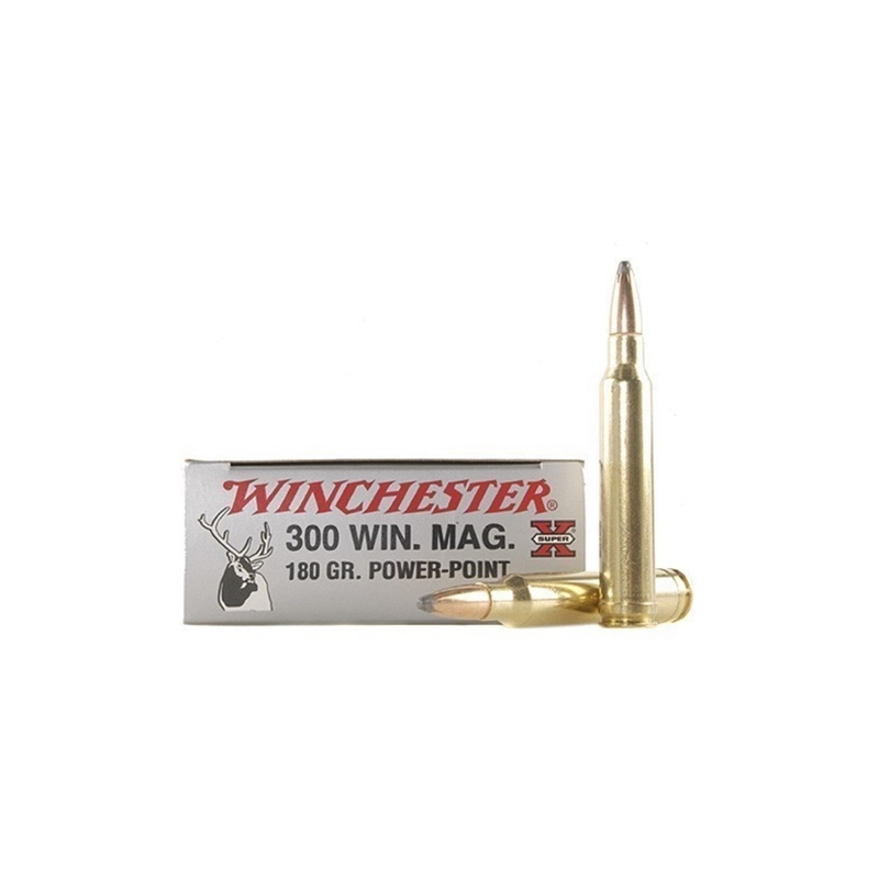 chester Super-X 300 Winchester Magnum 180 Grain Power-Point Box Of 20 Ammo