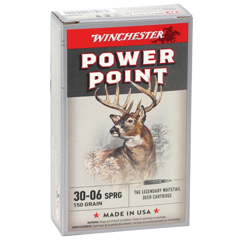 Winchester Super-X 30-06 Springfield Ammo 150 Grain Power-Point Ammo - X30061 Box Of 20 X30061 Box Of 20 Ammo