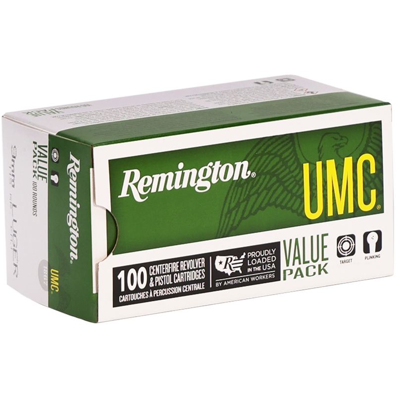 Remington UMC 9mm Ammo 115 Grain Full Metal Jacket Value Pack Ammo - L9MM3B Box Of 100 L9MM3B Box Of 100 Ammo