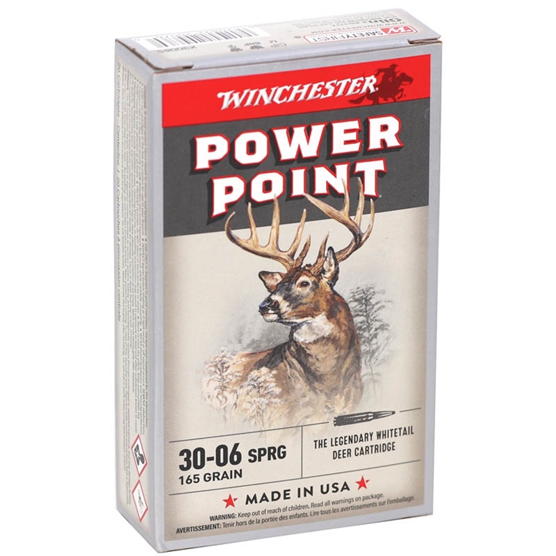 Winchester Super-X 30-06 Springfield Ammo 165 Grain Pointed Soft Point Ammo - X30065 Box Of 20 X30065 Box Of 20 Ammo