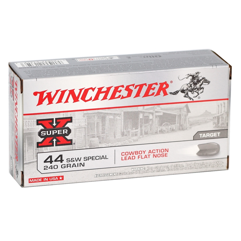 chester USA Cowboy 44 Special 240 Grain Lead Flat Nose Box Of 50 Ammo