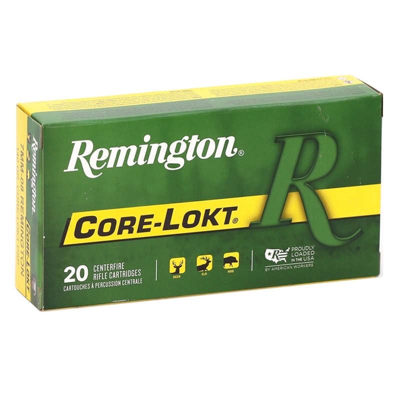 Remington Express 7mm-08 Remington Ammo 140 Grain Core-Lokt Pointed Soft Point Ammo - R7M081 Box Of 20 R7M081 Box Of 20 Ammo