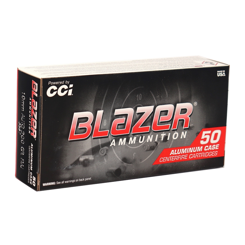  Blazer 10mm AUTO 200 Grain Full Metal Jacket Box Of 50 Ammo