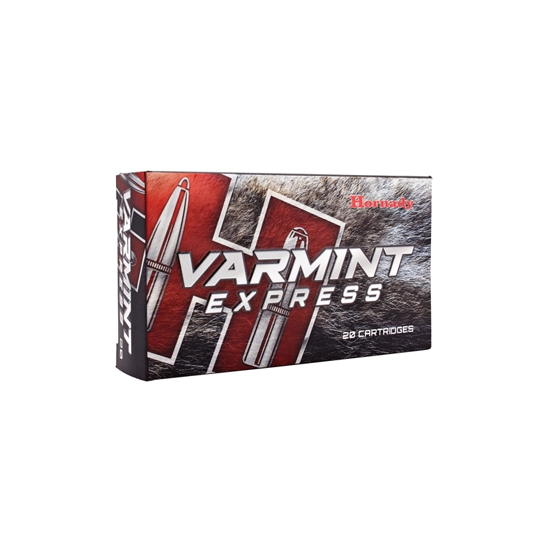 Hornady Varmint Express 22-250 Remington Ammo 55 Grain V-Max Ammo - 8337 Box Of 20 8337 Box Of 20 Ammo