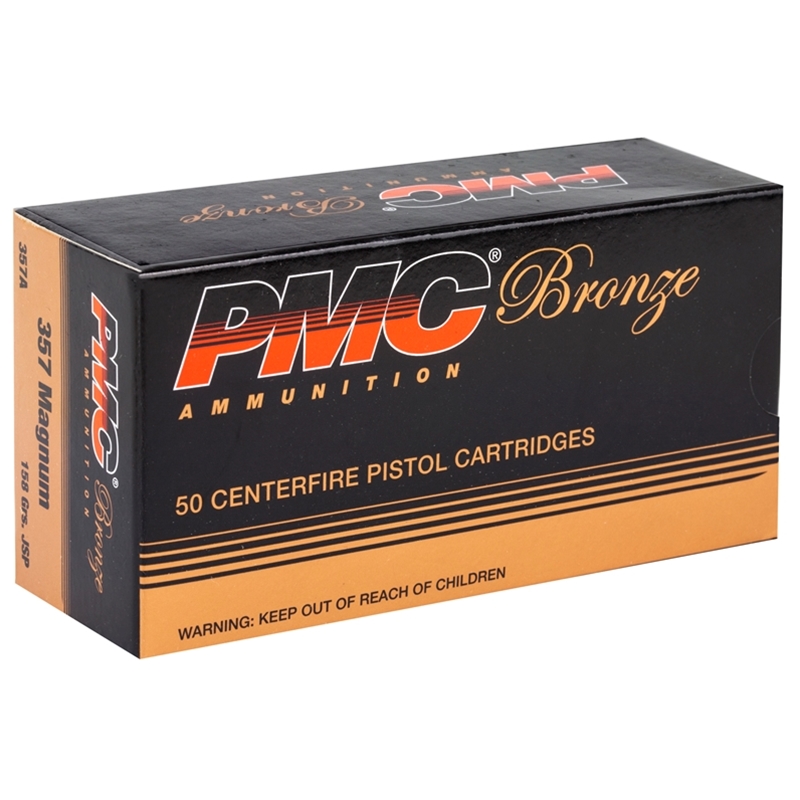  Bronze 357 Magnum 158 Grain Jacketed Soft Point Box Of 50 Ammo