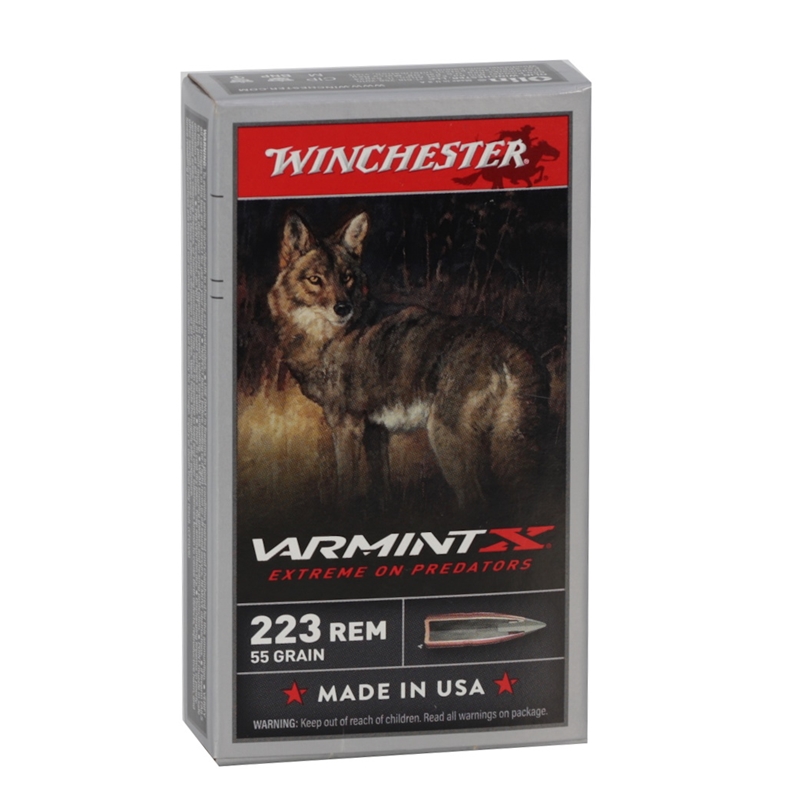 chester Varmint-X 223 Remington 55 Grain Polymer Tip Box Of 20 Ammo