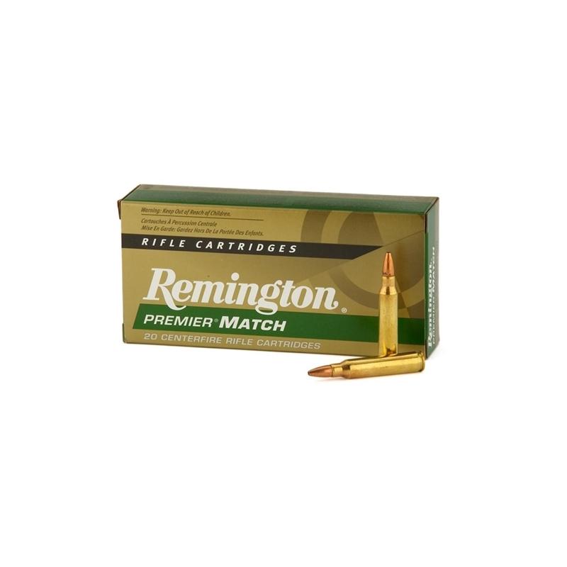 Remington Premier Match 223 Ammo 69 Grain Boat Tail Hollow Point Ammo - RM223R1 Box Of 20 RM223R1 Box Of 20 Ammo