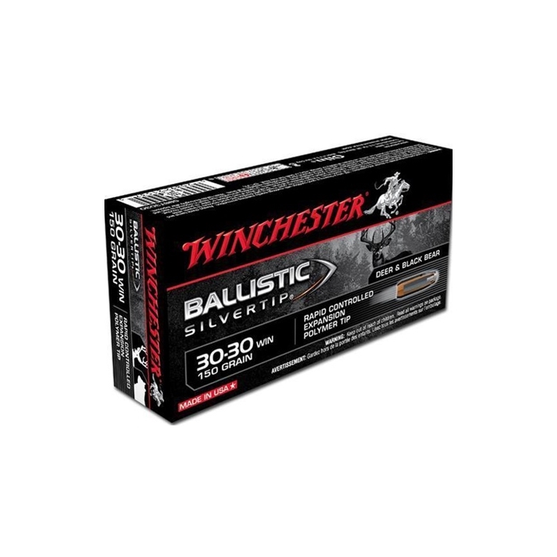 Winchester Supreme 30-30 Winchester 150 Grain Ballistic Silvertip Box Of 20 chester Supreme 30-30 Winchester 150 Grain Ballistic Silvertip Box Of 20 Ammo