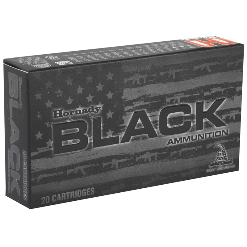 Hornady Black 223 Ammo 75 Grain Boat Tail Hollow Point Ammo - 80267 Box Of 20 80267 Box Of 20 Ammo
