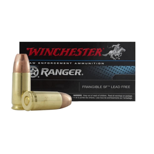 Winchester Ranger 40 S&W Ammo 135 Grain Frangible SF Box Of 50 chester Ranger 40 S&W 135 Grain Frangible SF Box Of 50 Ammo