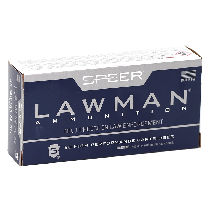 er Lawman 40 S&W 165 Grain Total Metal Jacket Box Of 50 Ammo