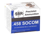 SBR Extreme Penetrator 458 SOCOM Ammo 300 Grain Lead-Free